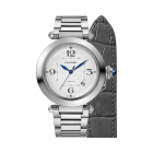 Pasha de Cartier | 41 mm, automatic movement, steel, interchangeable metal and leather straps