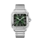 WSSA0062 Santos de Cartier watch | Large model, automatic movement, steel, interchangeable metal and leather bracelets