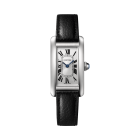 Tank Américaine | Small model, quartz movement, steel, leather