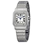 W20060D6 Santos Galbee l Quartz, Silver Dial, Bracelet