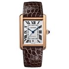 W5200026 Tank Solo l Automatic, 18k Rose Gold, Brown Leather Strap