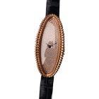 WJBA0016 Baignoire Allongée l Medium-sized model, hand-wound movement, rose gold, diamonds