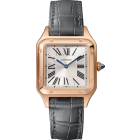 WGSA0117 Santos-Dumont l Small model, quartz movement, rose gold, leather