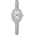 HPI01773 Baignoire (Size 16) l Mini model, Quartz movement, White gold, Diamonds