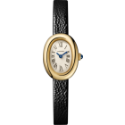 WGBA0041 Baignoire l Mini model, quartz movement, yellow gold, leather
