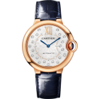 WGBB0053 Ballon Bleu de Cartier l 36 mm, automatic mechanical movement, rose gold, diamonds, leather