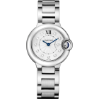W4BB0029 Ballon Bleu de Cartier l 28 mm, quartz movement, steel, diamonds