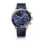 Type XX flyback chronograph 2067RK l Leather strap l Blue dial