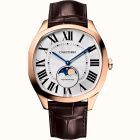 WGNM0008 Drive de Cartier l Large model, automatic movement, rose gold, leather strap