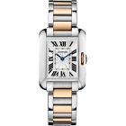 W5310043 Tank Anglaise l Quartz, 18k Solid Rose Gold, Stainless Steel Bracelet