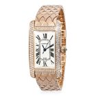 WB710010 Tank Américaine l Medium size, automatic movement, rose gold, diamonds