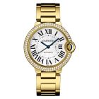 WJBB0007 Ballon Bleu de Cartier l 36 mm, automatic movement, yellow gold, diamonds