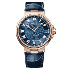 Marine 5517 l Rose Gold l Leather Strap