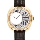 WHCL0002 Clé de Cartier l Hand Wind, 18kt Rose Gold, Leather Strap