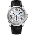 WSCA0003 Calibre De Cartier l Automatic, Stainless Steel, Leather Strap
