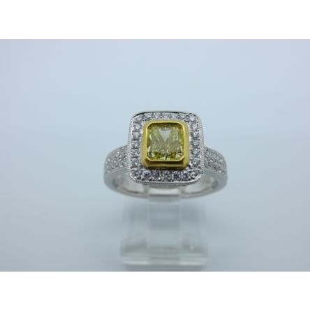 Fancy Yellow Diamond Ring LR5889