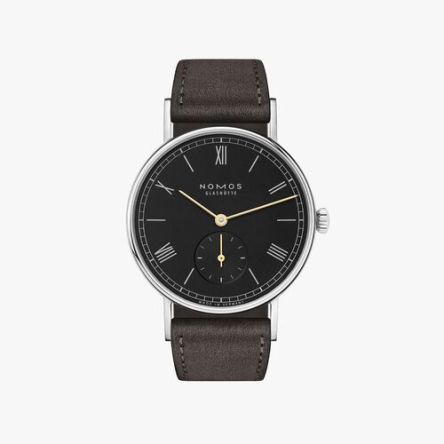 NOMOS LUDWIG 33 NOIR Ref. 226 | Velour leather anthracite | Stainless Steel Back
