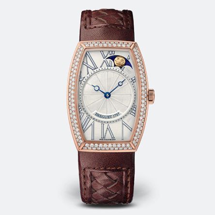 Heritage 8861 | Rose Gold | Brown Leather Strap