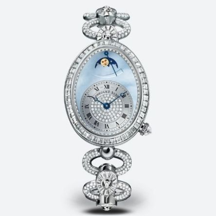 Reine de Naples 8909 | White Gold | Bracelet Strap | Silver Diamond