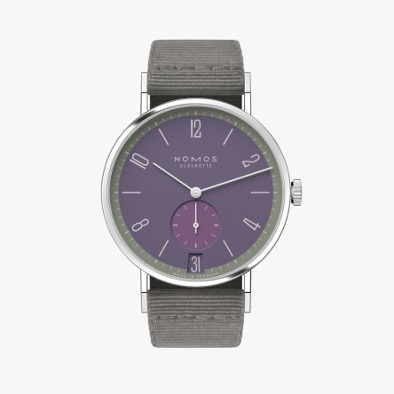 NOMOS TANGENTE 38 DATE MAUVEGRÜN Ref. 179.S9