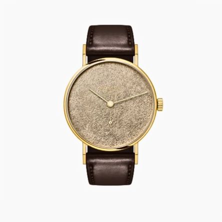 Tangente 33 Gold Twice Unique – Auric Ref. 104.U4 l Yellow Gold l Brown Strap