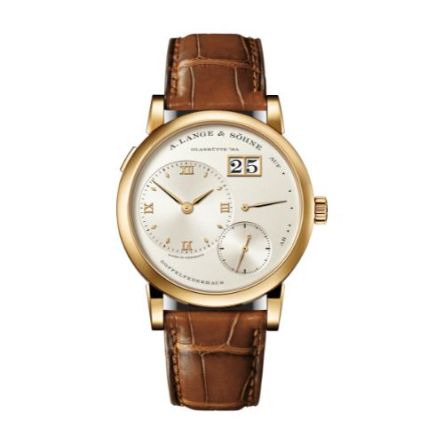 LANGE 1 With Champagne Dial And Middle Brown, Alligator Leather Strap