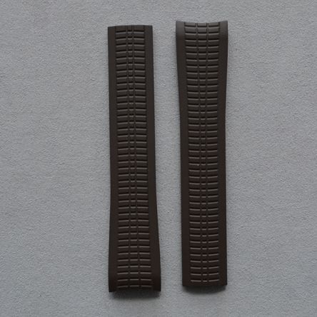 Patek Philippe brown 5167 rubber strap, regular size.