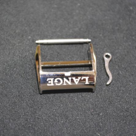 Buckle AL 18 mm Pin 18k White Gold