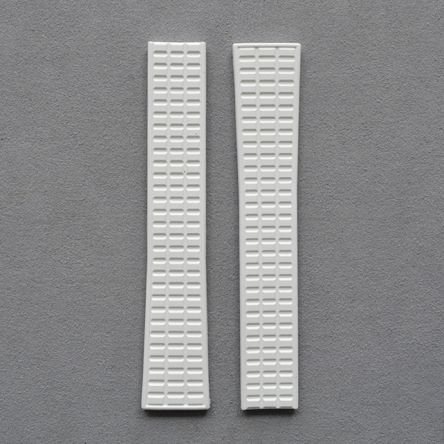Patek Philippe white rubber strap, regular size.
