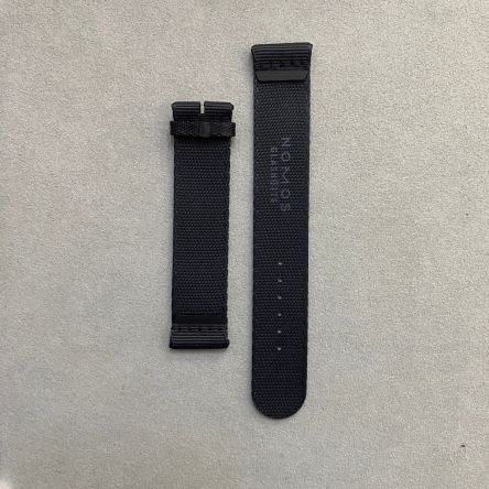 Strap NO Blue Black Textile Woven 19x19 mm Long