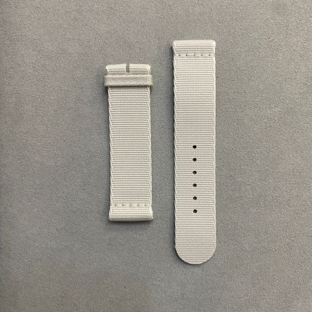 Strap NO Light Grey Textile Woven 19x19 mm Short