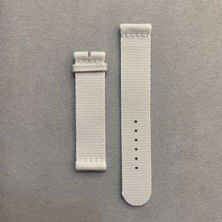 Strap NO Light Grey Textile Woven 19x19 mm Regular