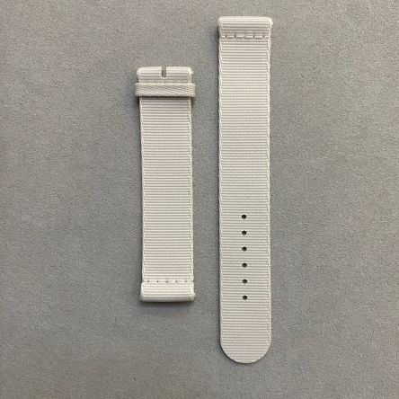 Strap NO Light Grey Textile Woven 19x19 mm Long