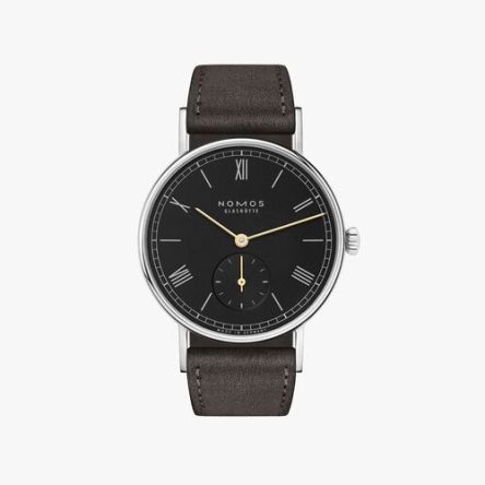 NOMOS LUDWIG 33 NOIR Ref. 226 | Velour leather anthracite | Stainless Steel Back