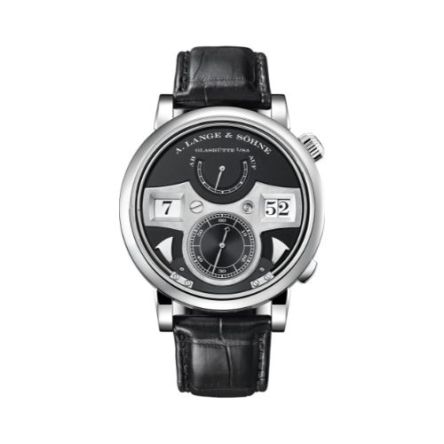 ZEITWERK STRIKING TIME With Black Dial And Black, Alligator Leather Strap