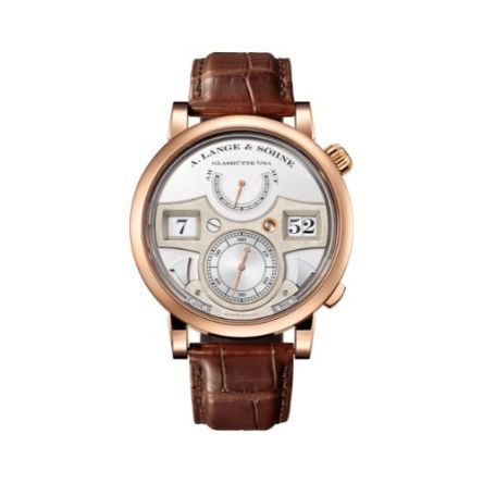 ZEITWERK STRIKING TIME With Argenté Dial And Reddish-Brown, Alligator Leather Strap