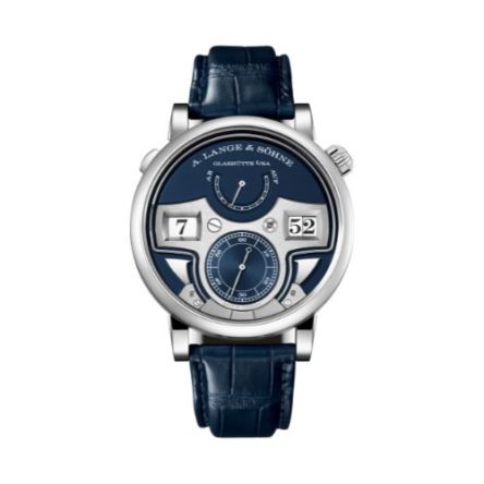 ZEITWERK MINUTE REPEATER With Deep Blue Dial And Blue, Alligator Leather Strap