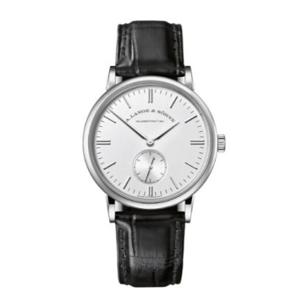 SAXONIA With Argenté Dial And Black, Alligator Leather Strap