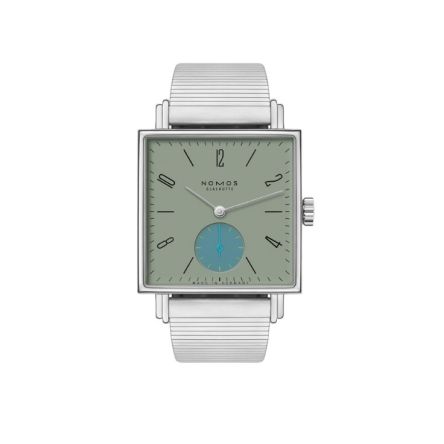 Nomos Tetra Salvia Ref. 439.SB with stainless steel bracelet