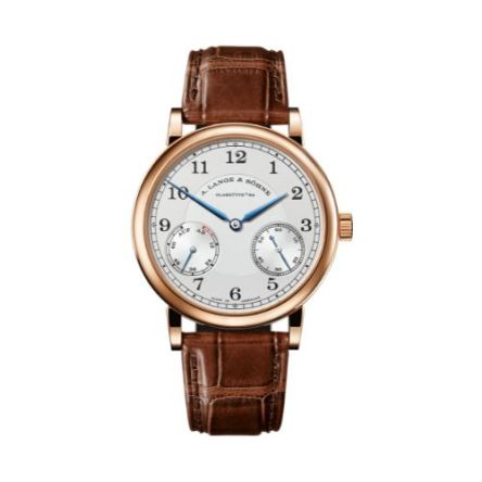 1815 UP/DOWN With Argenté Dial And Reddish-Brown, Alligator Leather Strap