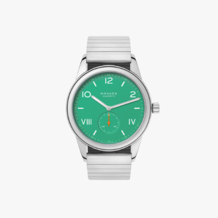 NOMOS CLUB CAMPUS 38 ELECTRIC GREEN Ref. 726 | Bracelet Sport Strap
