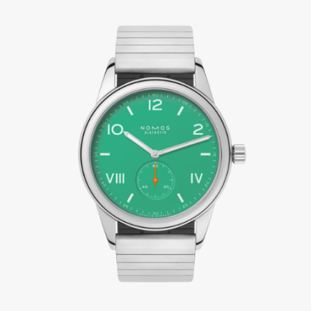 Club Campus 38 Electric Green Ref. 726.GB | Bracelet Sport Strap | Sapphire Crystal Glass Back