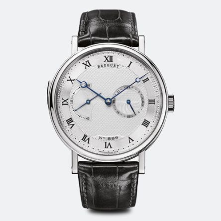 Breguet Répétition Minutes 7637BB/12/9ZU Grande Complication in 18K white gold with silvered gold dial and Roman numerals