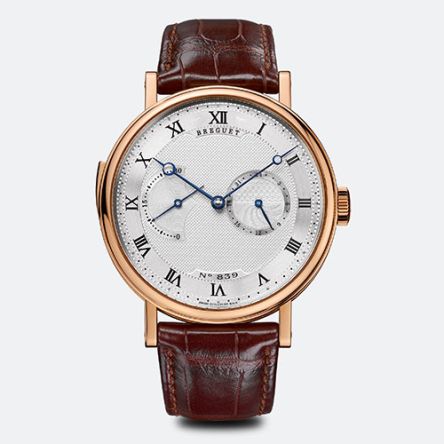 Breguet Répétition Minutes 7637BR/12/9ZU Grande Complication in 18K rose gold with silvered gold dial and sapphire caseback