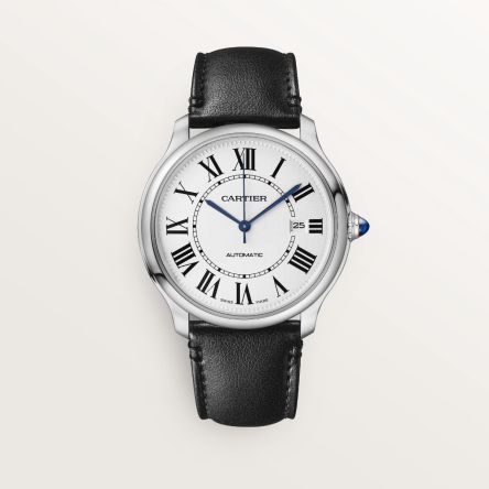 WSRN0022 Ronde Solo de Cartier | 42mm, automatic movement, steel, leather