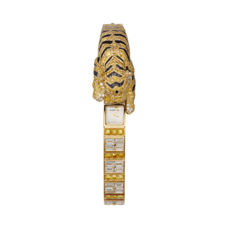 Panthère Jewelry | Yellow gold, onyx, emeralds, yellow diamonds, diamonds