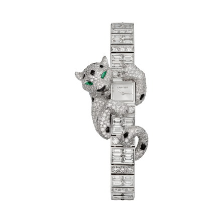 Panthère Jewelry | White gold, emeralds, onyx, diamonds