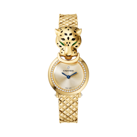 La Panthère de Cartier | Small model, quartz movement, yellow gold, diamonds