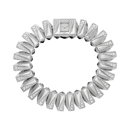 Cartier Libre | 99.9 x 84.7 mm, quartz movement, white gold, diamonds, spinels
