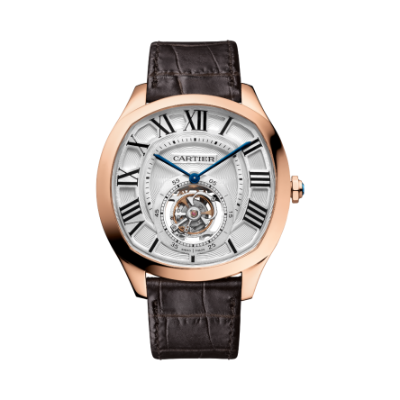WHNM0003 Drive de Cartier | Large model, Hand-wound mechanical movement, Rose gold